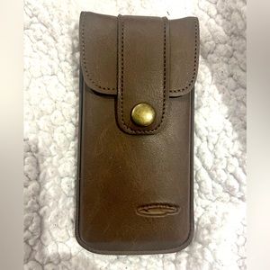 Mens belt sunglasses & glasses holder case.